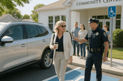 CH2 – Karen Took a Handicapped Spot Without Permit – What the Cop Did Next Shocked Everyone…