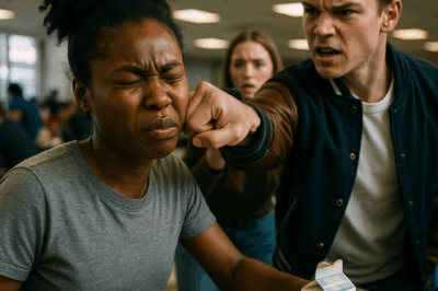 They punched the new Black girl in the face, laughing — until she stood up, wiped the blood off, and told them her last name. That’s when everyone went silent.