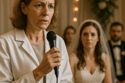 At my sister’s wedding, they whispered that my treatment was “just for attention.” Then my doctor took the microphone — and told them the truth.