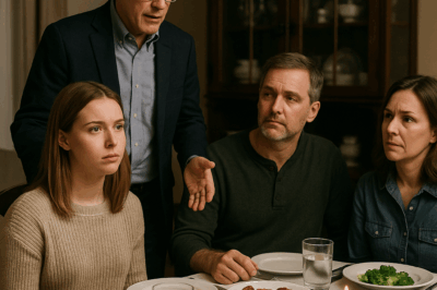 At family dinner, they called me “a nobody.” Then Dad’s boss walked in, smiled at me, and said, “Good evening, ma’am.”