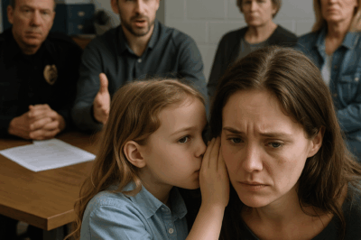 When my 3-year-old went missing, my ex told police, “She’s unfit — she probably sold him for drug money.” They believed him. Then my mother-in-law said, “I always knew she’d destroy those kids.” I sat there in shock — until my 7-year-old daughter whispered, “Should I tell them where Daddy hid my little brother?” The room went dead silent.