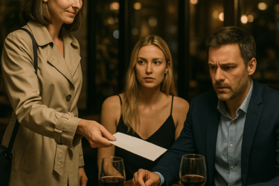 He left me for his mistress. At dinner, I handed him the DNA test — and watched his smile fade. That’s when I realized: revenge doesn’t need rage. Just the truth… and perfect timing.