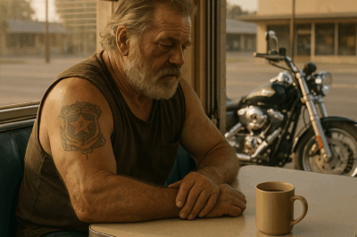 In a quiet roadside diner, a forgotten hero sat alone — his past etched into a fading tattoo no one dared to ask about. Then the growl of a Harley broke the silence, and a debt written in blood was finally coming due.