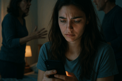 My mom texted: “We’ve agreed — you’re no longer part of the family. Don’t come to any gatherings.” I stared at the message, felt the sting… and then smiled. Because one day, they’ll need me — and I’ll finally be the one who doesn’t show up.