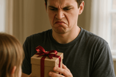 He laughed at the handmade gift my little girl had spent hours making. “Cheap,” he said. “Worthless.” But when he saw what was written inside, his smile disappeared completely.