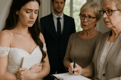 I thought I was marrying for love — not for my bank account. So I kept my $16.9M business a secret. The next day, my future mother-in-law arrived with a notary and a contract, ready to “protect her son’s interests.”