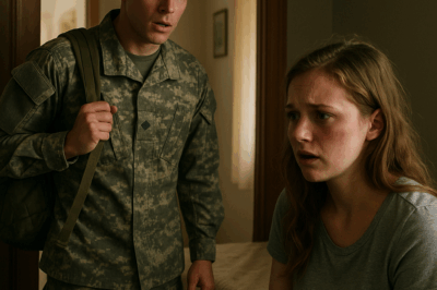 Soldier secretly returns home, what he saw on his sisters face changed everything