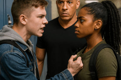 They mocked her skin, her clothes, her voice. Then the bully pushed her to the ground. An hour later, the principal introduced her guardian — and the room went completely silent.