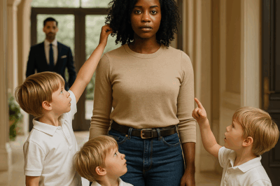 No Maid Survived a Day With the Billionaire’s Triplets… Until the Black Woman Arrived and Did What No One Could