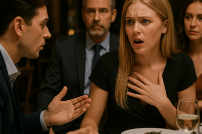 My fiancé called me a gold digger during dinner—but he didn’t know I’d invited my boss.