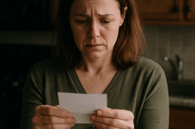 My husband left a note: He takes half, even my grandmother’s inheritance — I opened the safe