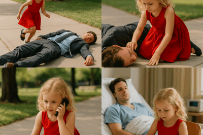 “He lost everything and fell helplessly to the ground—then a tiny girl in a red dress did something no one expected.”