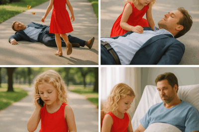 “He hit rock bottom and collapsed on the street… but a little girl in a red dress appeared and changed his life forever.”