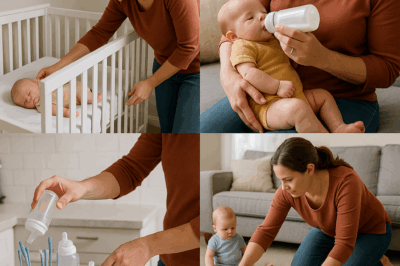 “My husband said taking care of our twins was a ‘vacation’—so I decided to show him what it’s really like… and his reaction was priceless.”