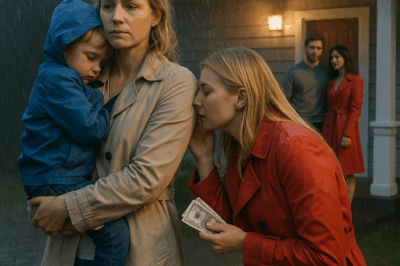 “He threw his wife and son out into the pouring rain—then his mistress handed the devastated wife $500 and said, ‘Come back in three days… you won’t believe what you’ll see.’”