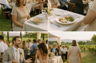 “Humiliated at my son’s wedding and served only cold scraps, I chose to stay silent. But the email I sent the next day changed everything—and left my son in shock.”