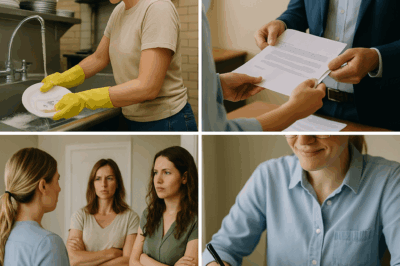 I was washing dishes when he left a $500 tip and asked for my name. Weeks later, a lawyer told me about the fortune that had secretly been mine all along. Then my mother and sister—who had kept me struggling for years—flew in demanding their share. I just smiled, called my lawyer, and got ready to show them the real papers…