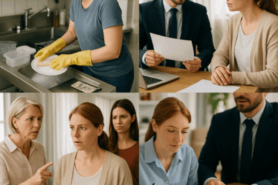 “I was just washing dishes when a stranger left a $500 tip and asked my name. Weeks later, a lawyer revealed a hidden fortune that was mine all along—and when my mother and sister tried to claim it, I showed them the real papers.”