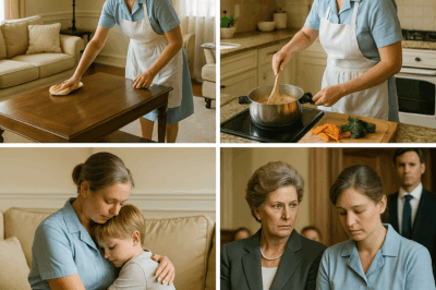 She walked into court defenseless against a millionaire’s accusations—then her son spoke up, and what he revealed stunned the judge.