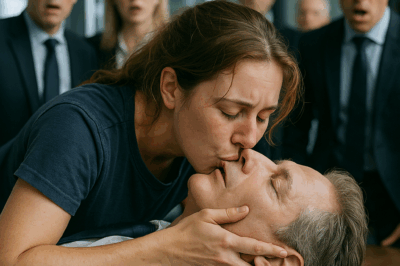 She kissed her dying boss hoping to save him… but when he suddenly woke up, the words he whispered left everyone in stunned silence.”