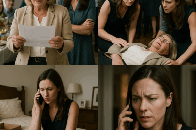 “My mother-in-law tricked me into signing my house over to her—so she threw a huge party to celebrate. I simply asked her to read the papers aloud… and when she realized what they really said, she fainted on the spot.”