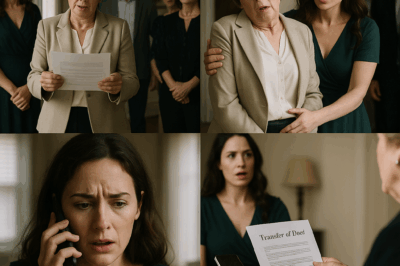 “She thought she’d won after manipulating me into signing my house into her name. At her victory party, I handed her the documents and told her to read them carefully. The moment the truth hit her, she collapsed in front of everyone.”