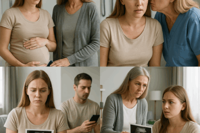 “My mother-in-law insisted on coming to my prenatal visit. The second she stepped out, the nurse bent down and whispered a warning I’ll never forget…”