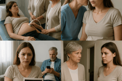 “At my prenatal checkup, my mother-in-law left the room briefly — and the nurse quietly told me something that changed everything.”