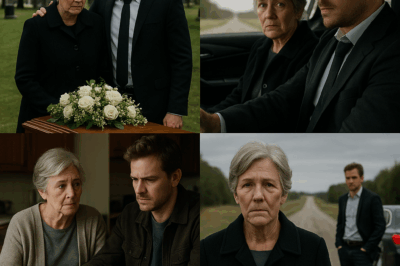After my husband’s funeral, my son drove me down a remote road and said, ‘This is where you get out.’ I never expected what happened next…