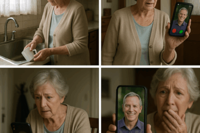 “When my DIL’s phone lit up, I froze — it was my late husband’s picture calling her. The truth behind it stunned the entire family.”