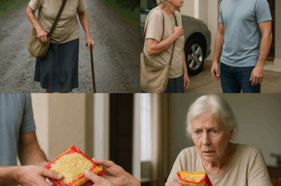 A 70-Year-Old Mom Begged Her Son for Help With Medical Bills — He Gave Her a Packet of Noodles. What She Found Inside Left Her Frozen