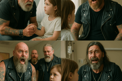 No One Came to See Her… Until Four Bikers Walked In and Gave the Little Girl a Farewell She Deserved