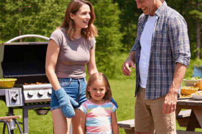 AT A SUMMER BBQ, MY NIECE REFUSED TO TAKE OFF HER WINTER MITTENS. “I’M COLD,” SHE SHIVERED,