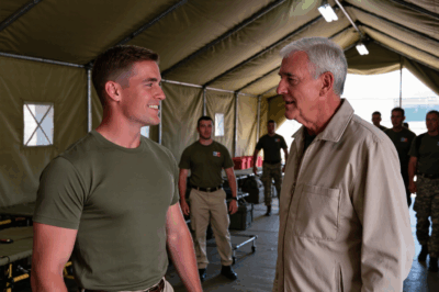 US Marine Jokingly Asked for the Old Man’s Rank — Until His Reply Made the Entire GP Tent Silent