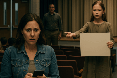 AT MY DAUGHTER’S SCHOOL PLAY, MY PHONE BUZZED: “DO NOT REACT. WALK OUT…” I LOOKED UP…