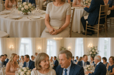 I Was Forced To Sit Alone At My Son’s Wedding — Then A Stranger Said “Act Like You’re With Me.”