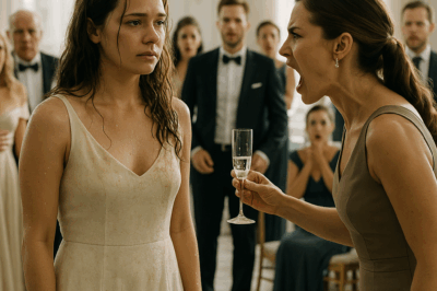 She Dumped Champagne on My Dress and Screamed, “This Is What You Get” — I Didn’t Shout Back. I Pulled the Plug