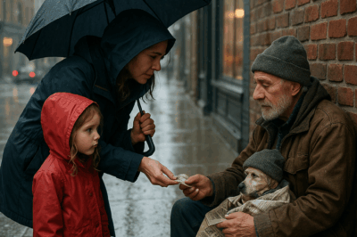I Helped a Homeless Man in the Rain — The Next Day, He Revealed a Secret That Left Me Speechless