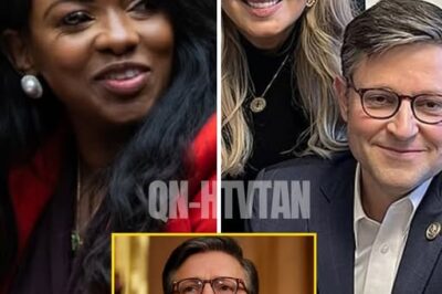 CH2 “You ran because you couldn’t face your own receipts” – Jasmine Crockett EXPOSES Mike Johnson’s wife’s hidden LLC connection on live TV, forcing him to abruptly leave the hearing as gasps ripple through the chamber