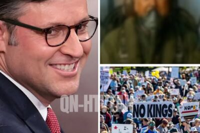 CH2 “It’s funny how they chant ‘no kings’ while bowing to unelected power.” – Speaker Mike Johnson’s sharp words have set Washington on fire after he called out what he described as the deep hypocrisy behind the nationwide “No Kings” protests. His tone was calm, but his message cut like a blade.