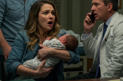 ch2-My husband stared at our newborn and said, “We need a DNA test right now.” The room went dead quiet. “He’s way too handsome to be mine,” he joked, smirking. But when the results came in, the doctor’s smile vanished. He glanced at me… then at my husband… and said, “We need to get security in here—immediately.”