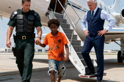 “Billionaire About to Board Private Jet When Street-Smart 12-Year-Old Stops Him—The Device Found Changed Everything…