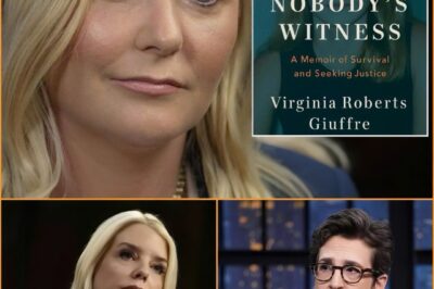 BREAKING NEWS – RACHEL MADDOW SHOCKS THE NATION LIVE ON AIR AS SHE REVEALS A 600-PAGE “PART 2” MEMOIR BY VIRGINIA GIUFFRE AND CLASHES FIERCELY WITH PAM BONDI!