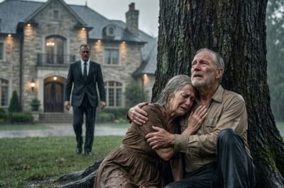 The millionaire returned home unannounced—and found his parents being evicted in the rain. What he did next… no one ever forgot.