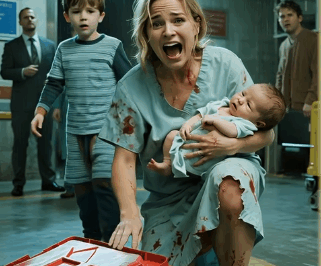 My husband’s family threw my newborn baby into the trash because she was born with deformities. “God doesn’t want broken children,” my mother-in-law said coldly, while my husband just stood there, silent, watching. I couldn’t even scream—my body was too weak from giving birth, my heart breaking in my chest. Then my 7-year-old stepson burst into the hospital room, tears streaming down his face. “Mommy,” he sobbed, “should I tell you what Daddy did to my real mommy’s baby?” The room froze. Even the machines seemed to stop beeping. Every face turned pale.