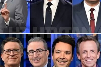 CH2 . Stephen Colbert Just Declared War! He fired back at CBS, saying: “If they think they can silence me, they haven’t met the real monsters of late-night yet.” Read more:  Now, Jimmy Fallon, Seth Meyers, and John Oliver are quietly joining forces, orchestrating a secret plan that could ignite the boldest comedy uprising in decades. Fans are holding their breath for a showdown unlike anything television has ever seen — and every sign points to something explosive on the horizon. Read more: