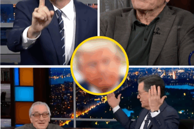 CH2 “They thought they could hide from the truth,” Stephen Colbert warned, as he and Robert De Niro unleashed a LIVE TV EXPLOSION that left the audience SHOCKED — a ruthless, unfiltered confrontation that had both Hollywood and political insiders talking, gasping, and questioning everything they thought they knew.