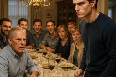 The glass slipped from my father’s hand just as he lifted it high, golden beer spilling down the side and catching the late Ohio sun. His words landed heavier than the spill, cutting through the backyard noise with surgical precision: “I’m proud of all my children… except the loser.”