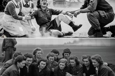 CH2 . She Can’t Walk Anymore — German Women POWs Carried Their Tortured Friend, U.S. Medics Rushed…     April 1945, a muddy road outside a shattered German village somewhere in Bavaria. They had been told the Americans would execute them on site, shoot them in ditches, violate them, leave their bodies for the crows. That’s what the Reich had promised every German woman as the enemy closed in.