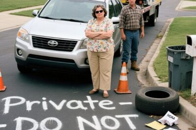 HOA Karen Stole My Driveway — So I Taught Her a Parking Lesson She’ll Never Forget…     Ma’am, what exactly do you think you’re doing on my property? That’s the first thing I yelled the moment I stepped out of my truck and saw a paving crew, three guys in neon vests trenching straight into the edge of my driveway.